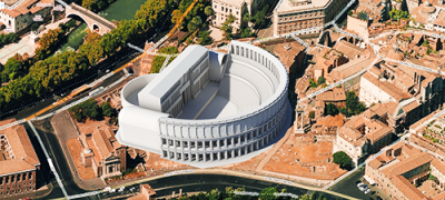 teatro marcello grafica 3D
