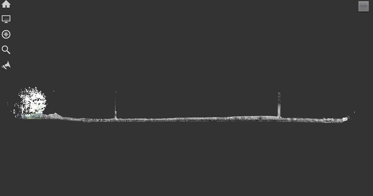Botte Varano laser scanner sezione