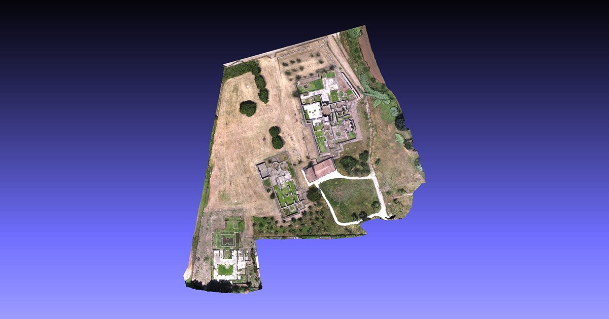 Privernum: ortofoto da rilievo aerofotogrammetrico con drone