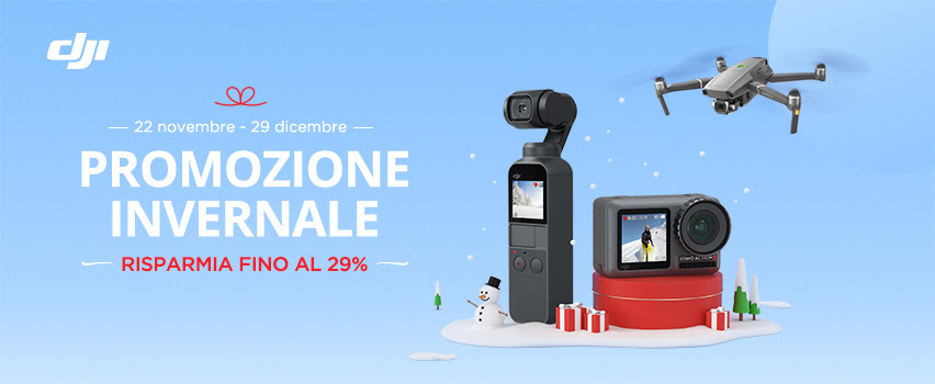 DJI Winter Sale 2019: dal 29 novembre al 29 dicembre